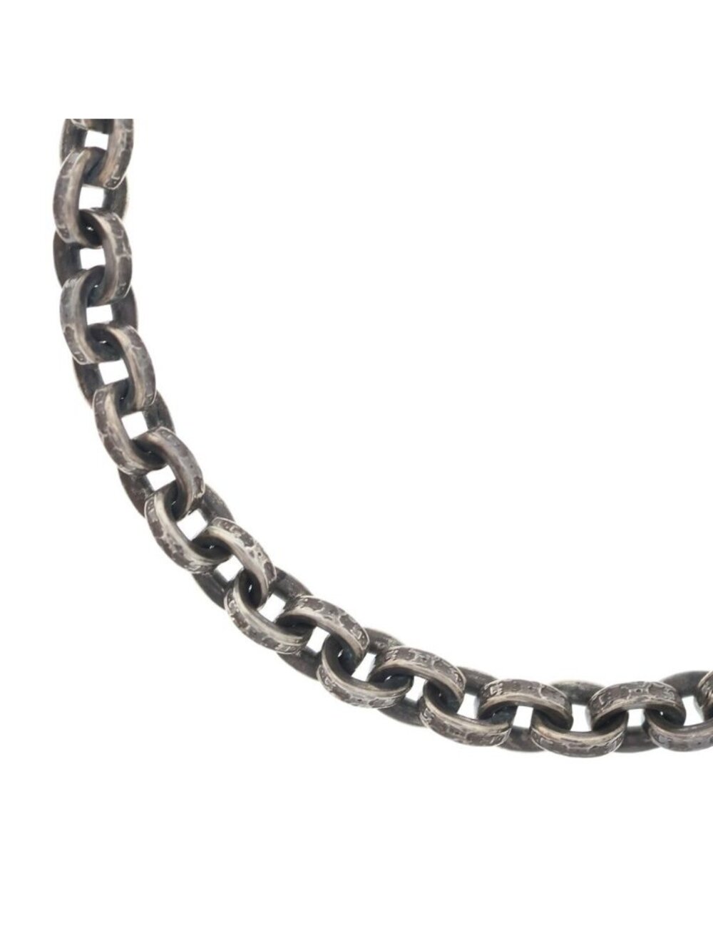 Chrome Hearts Paper Chain 18 Necklace Silver